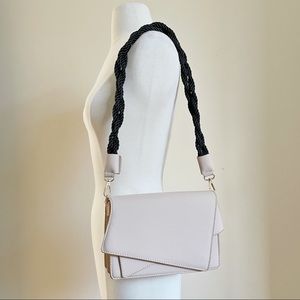 Double Flap Beige Khaki Bag